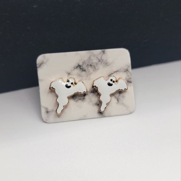 New Ghost Stud Earrings - Picture 1 of 4